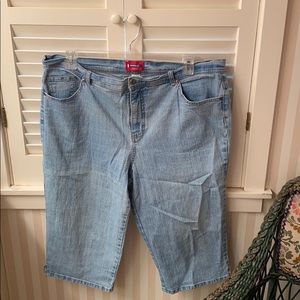 Westport blue jean denim Bermuda shorts #3